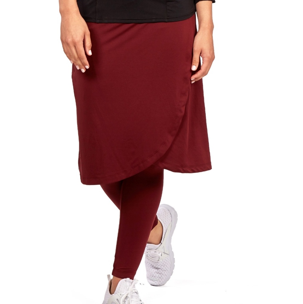 Skirt with attached leggings